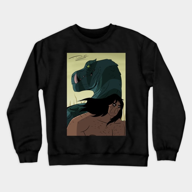 Primal Crewneck Sweatshirt by The darkcartoon